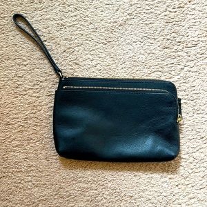 Talbots Black Wristlet